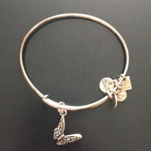 Alex and ani butterfly bracelet